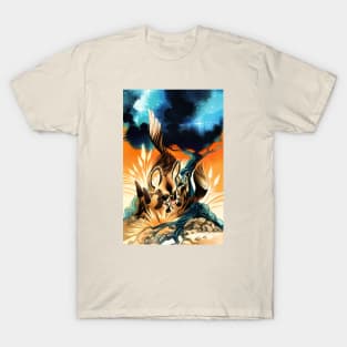 African Wild Dogs - Knight of Wands T-Shirt